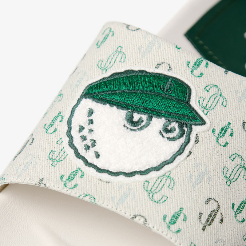 Jimmy Choo / Malbon 2.0 Slide M
Men's Monogram Embroidered Jacquard Slides 3