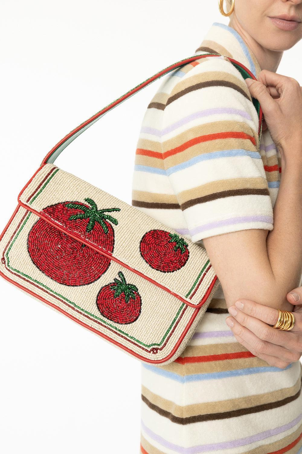 Tommy Beaded Bag - Tomato - 5