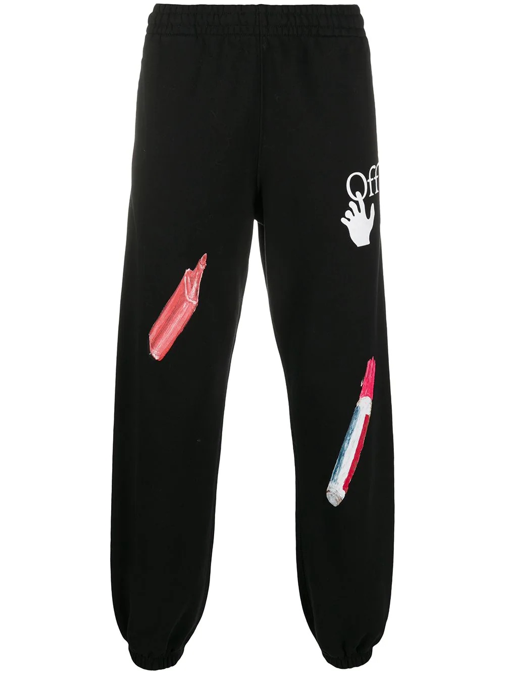 Arrows-motif printed track pants - 1