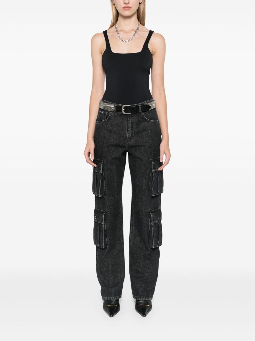 straight cargo jeans - 2