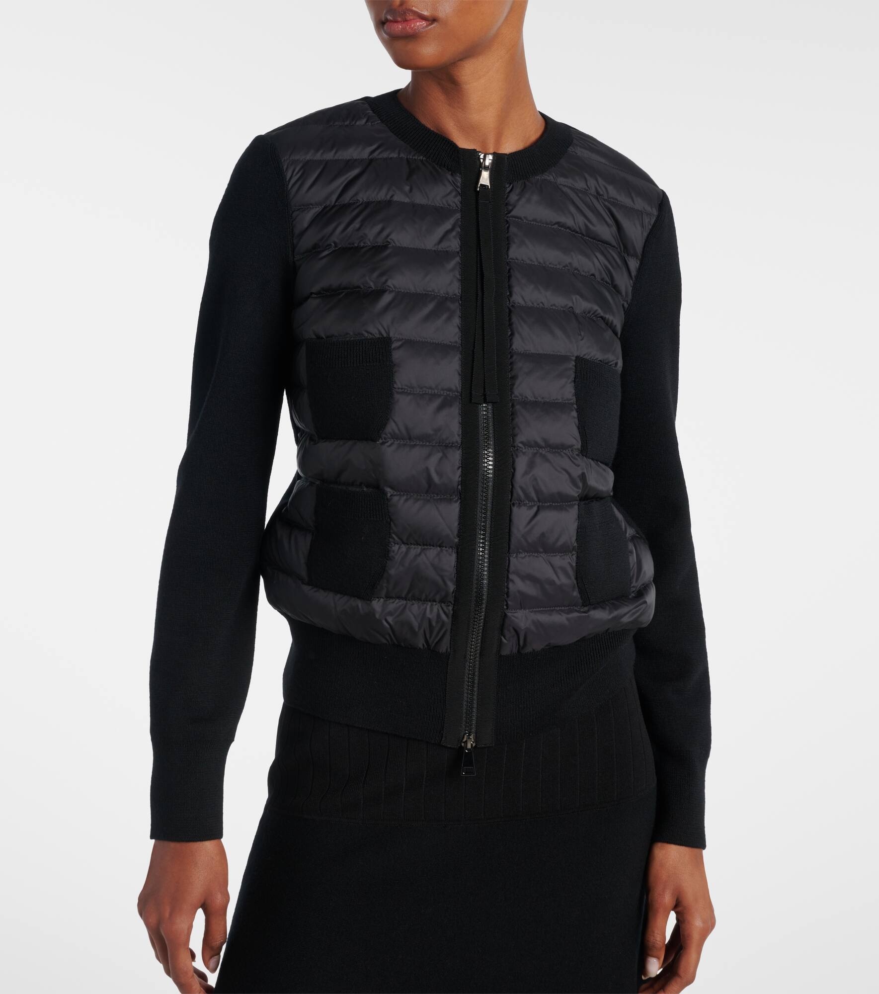 Down-paneled cardigan - 6