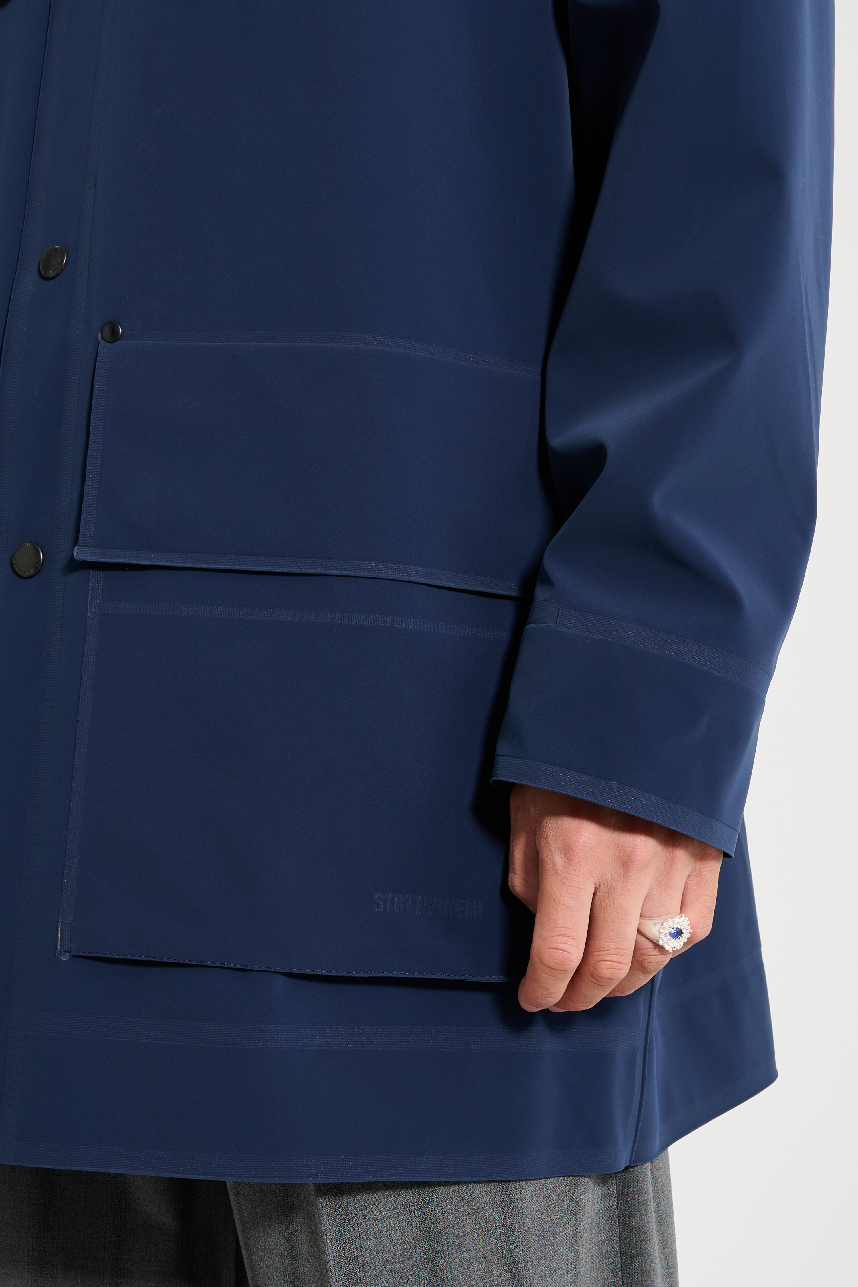 Stockholm 15 Raincoat Navy - 7