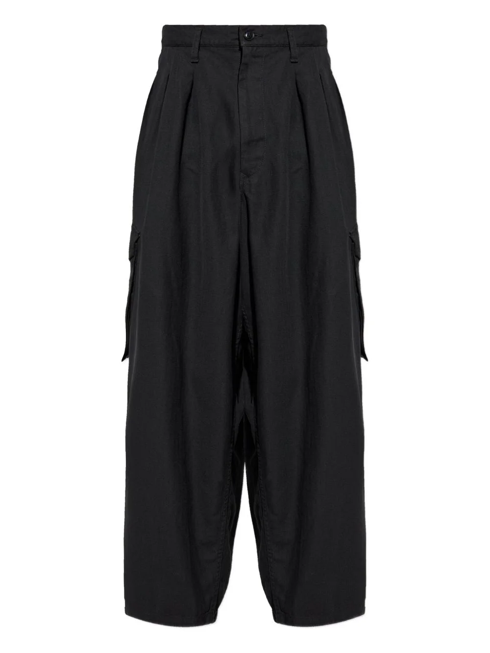 pleated cargo trousers - 1