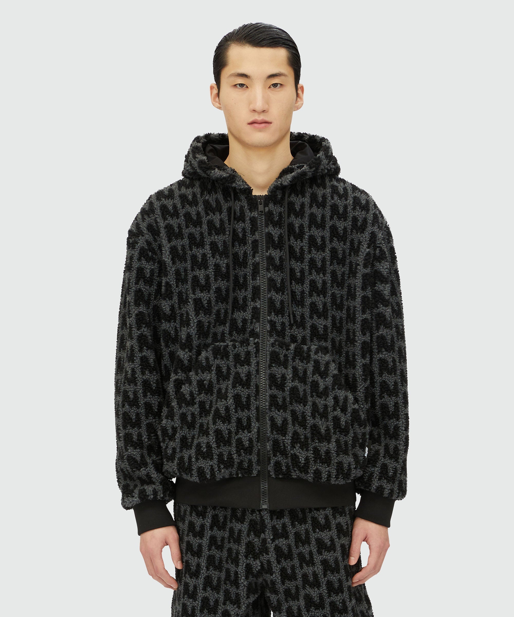Faux-fur jacquard "TheMwave" jacket - 2