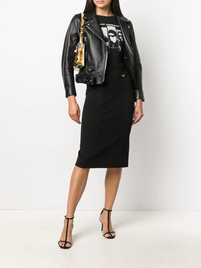 VERSACE JEANS COUTURE front flap pocket pencil skirt outlook