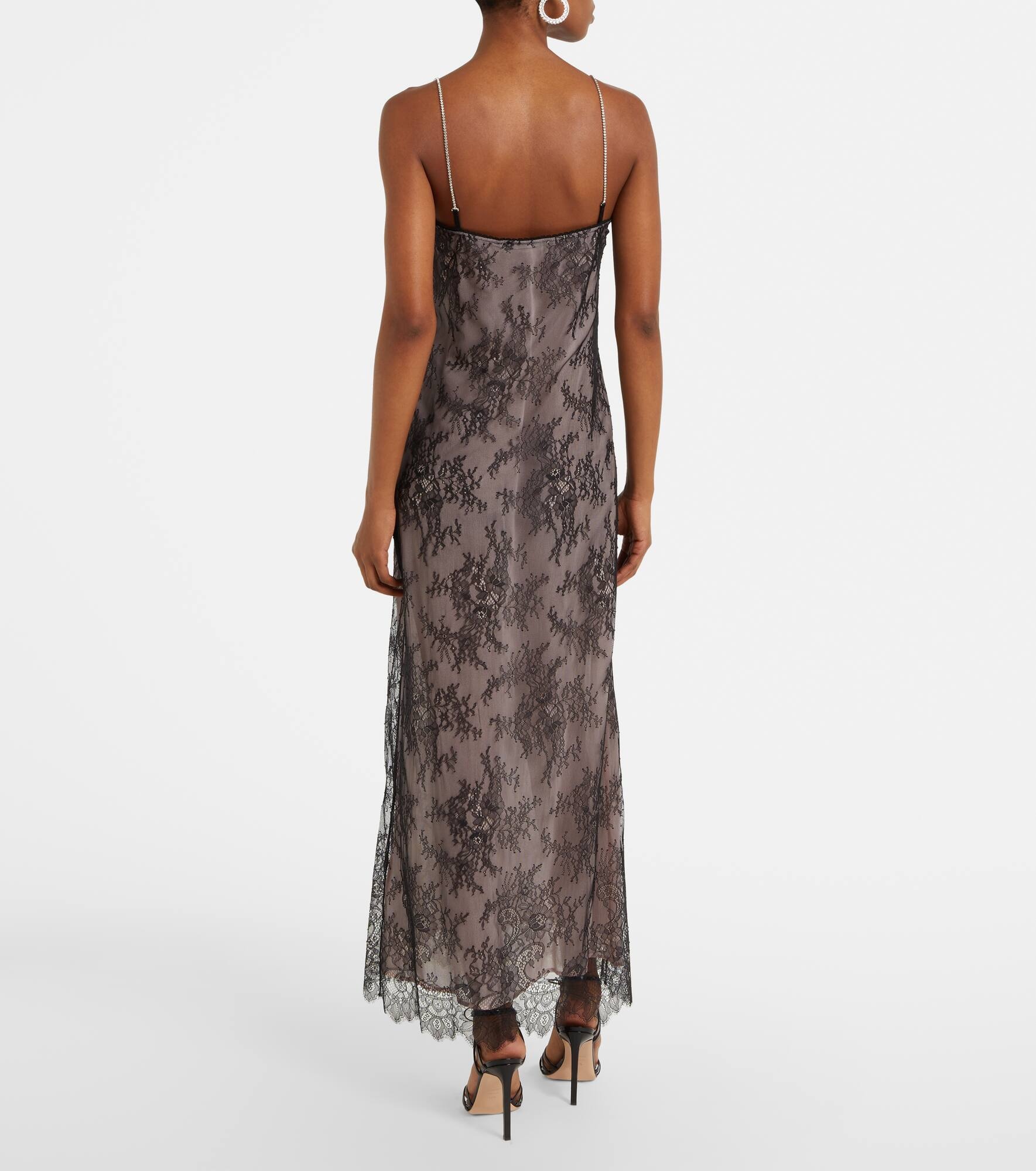 Rebrodé lace midi dress - 3