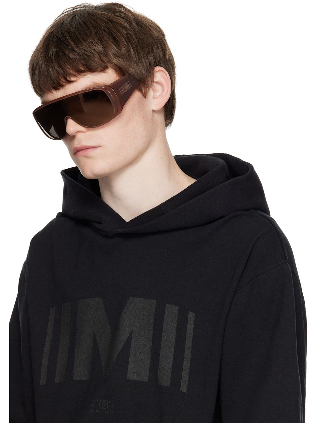 Brown Mask Sunglasses - 4