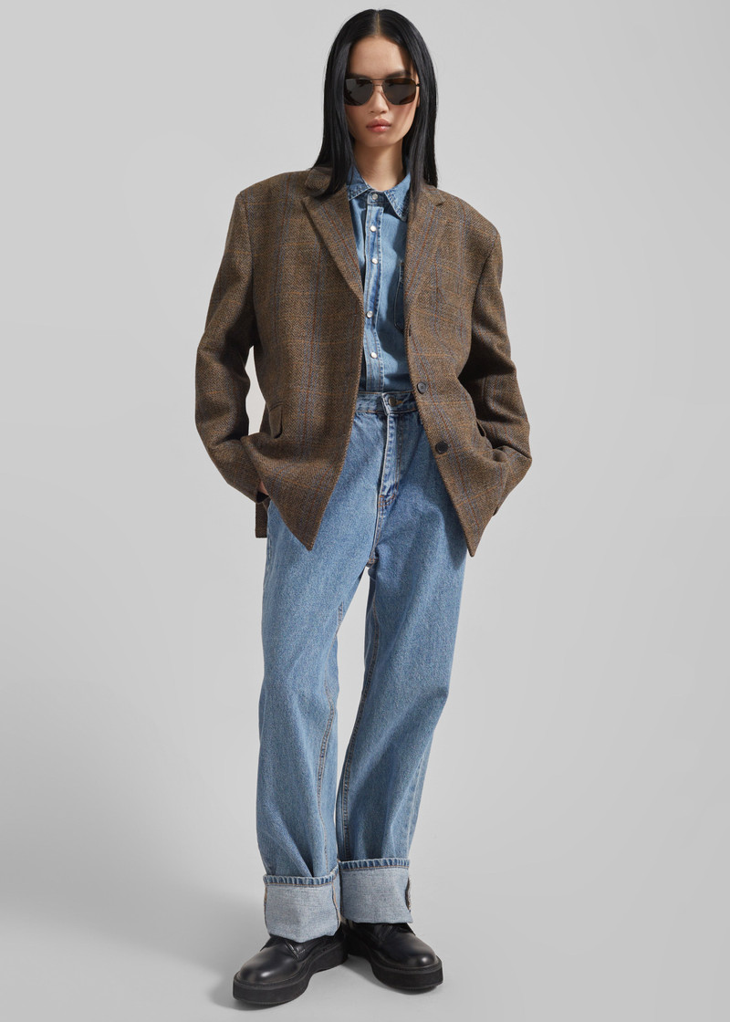 Arundel Plaid Wool Blazer - Multicolor 7