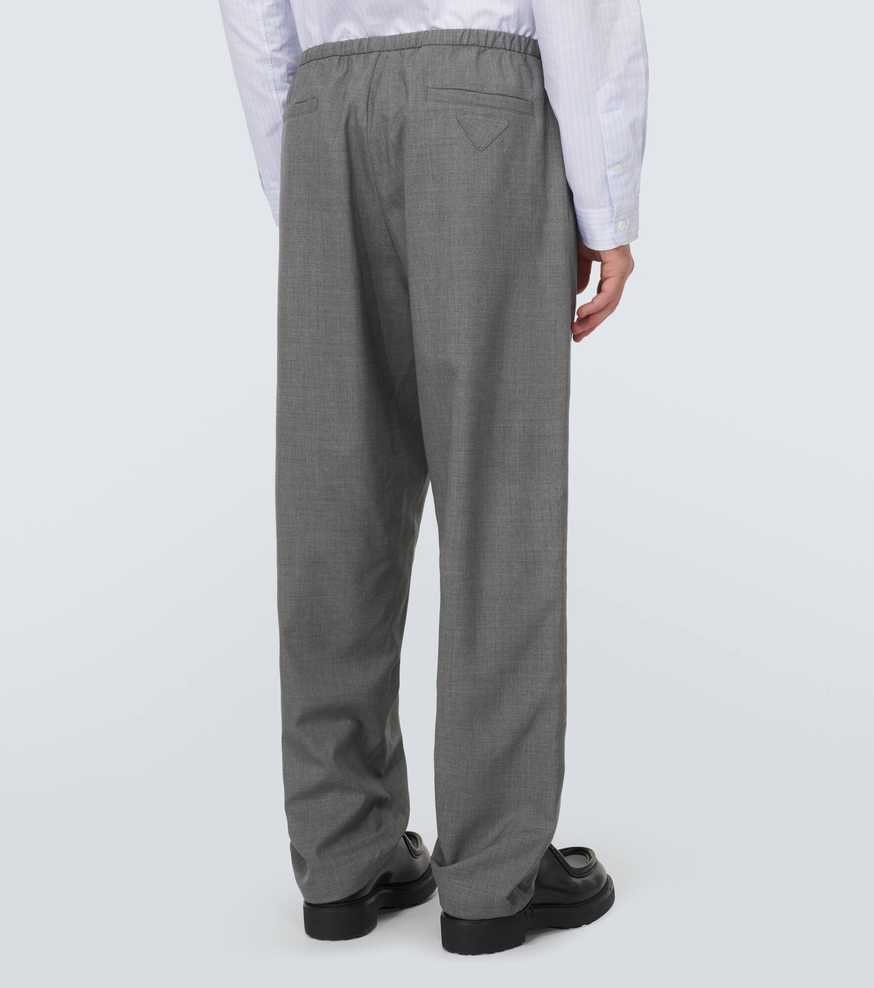 Virgin wool straight pants - 4