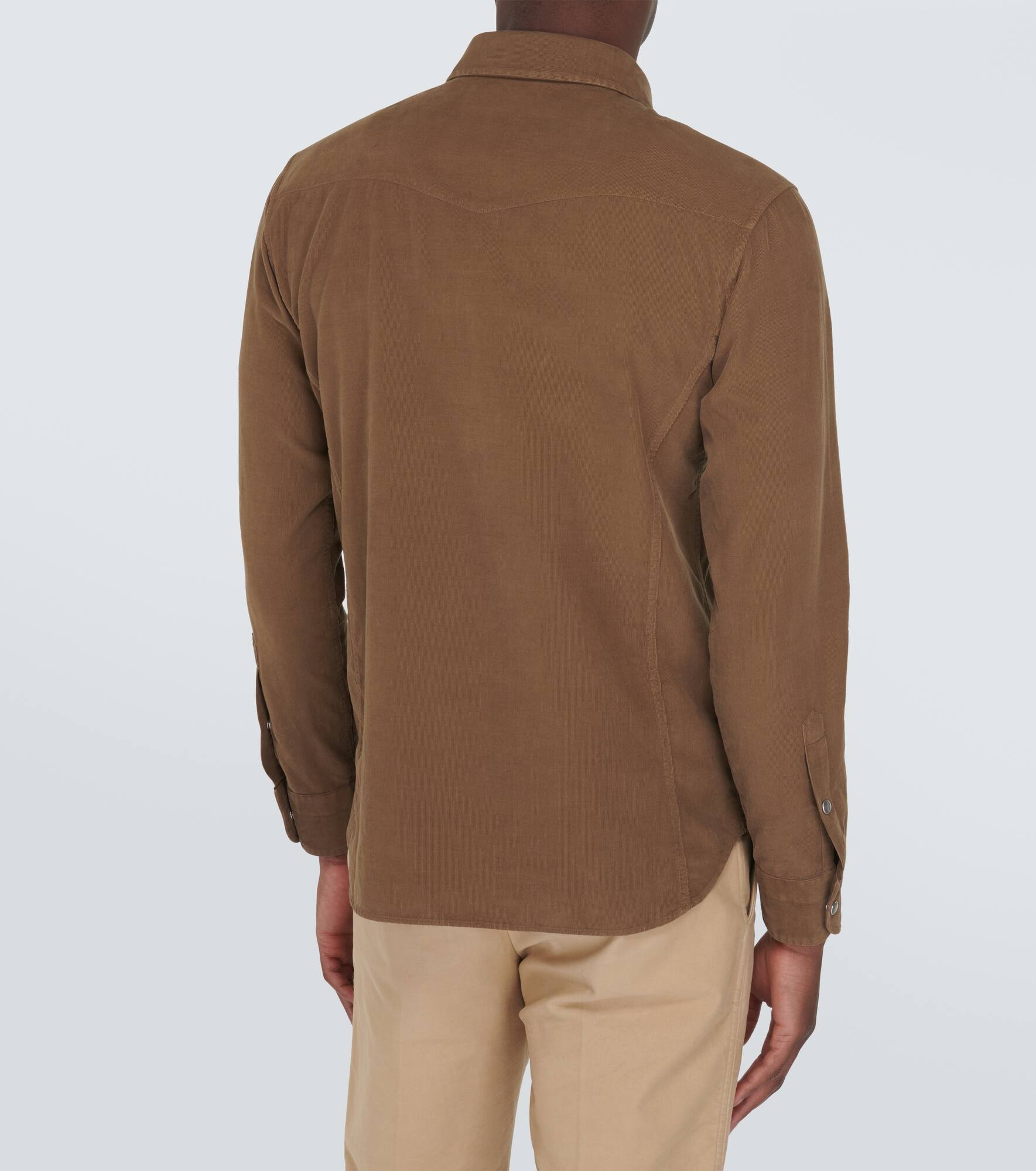 Cotton corduroy Western shirt - 4