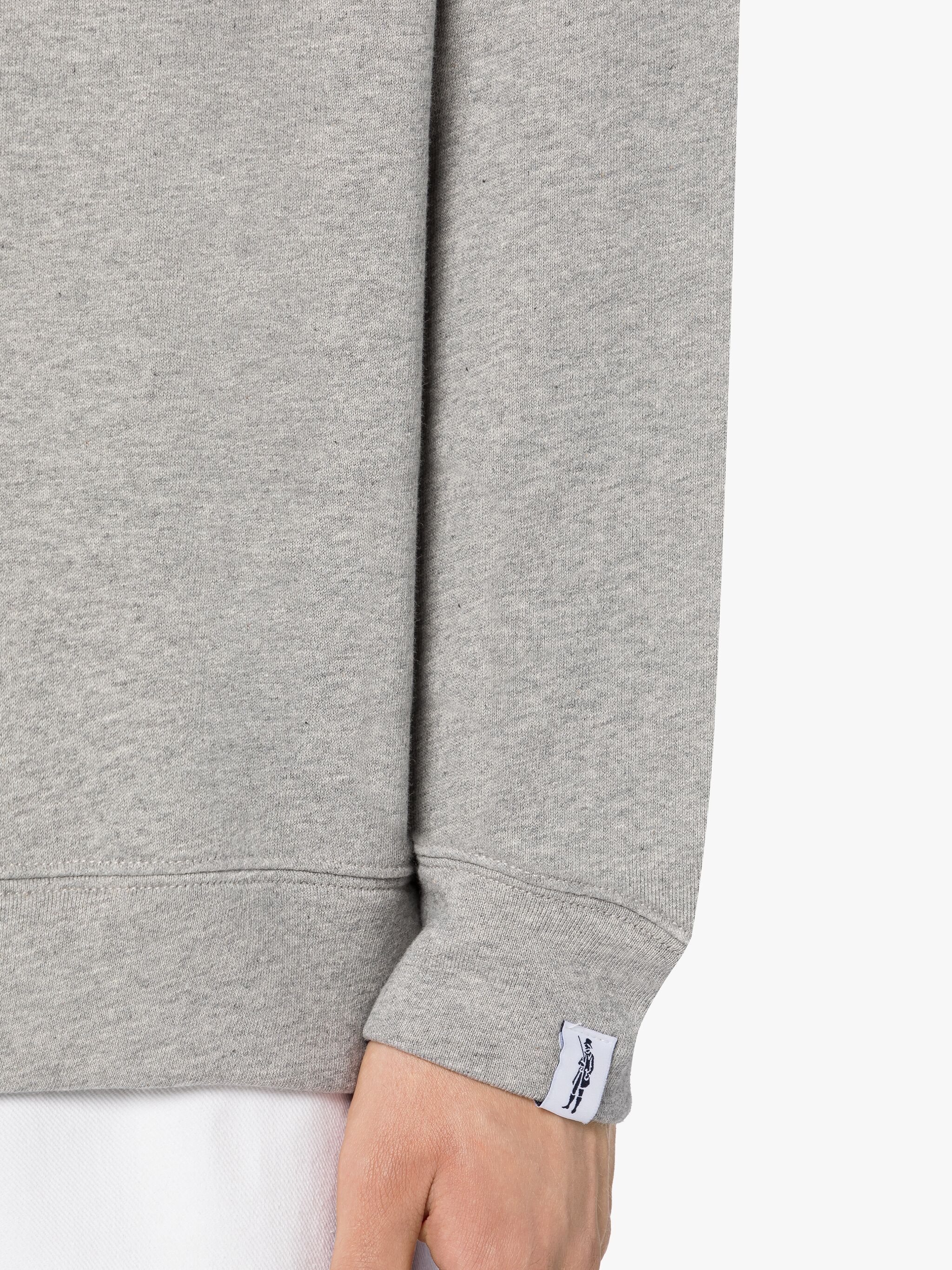 GREY COTTON BOX LOGO SWEATSHIRT - 6