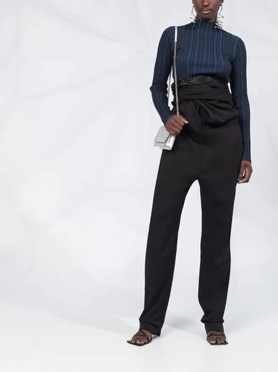 Y/Project high-waisted draped trousers outlook