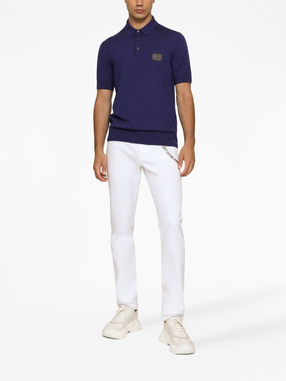 DG Essentials wool polo shirt - 2