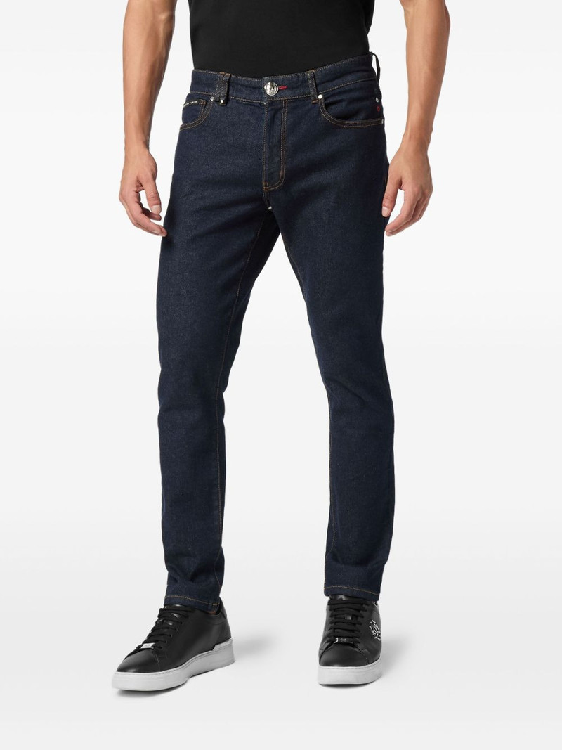 PHILIPP PLEIN logo-plaque jeans outlook