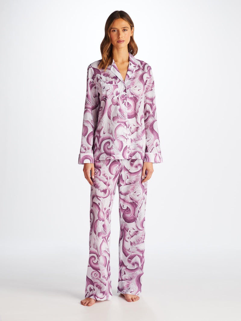 Women's Pyjamas Ledbury 75 Cotton Batiste White - 4