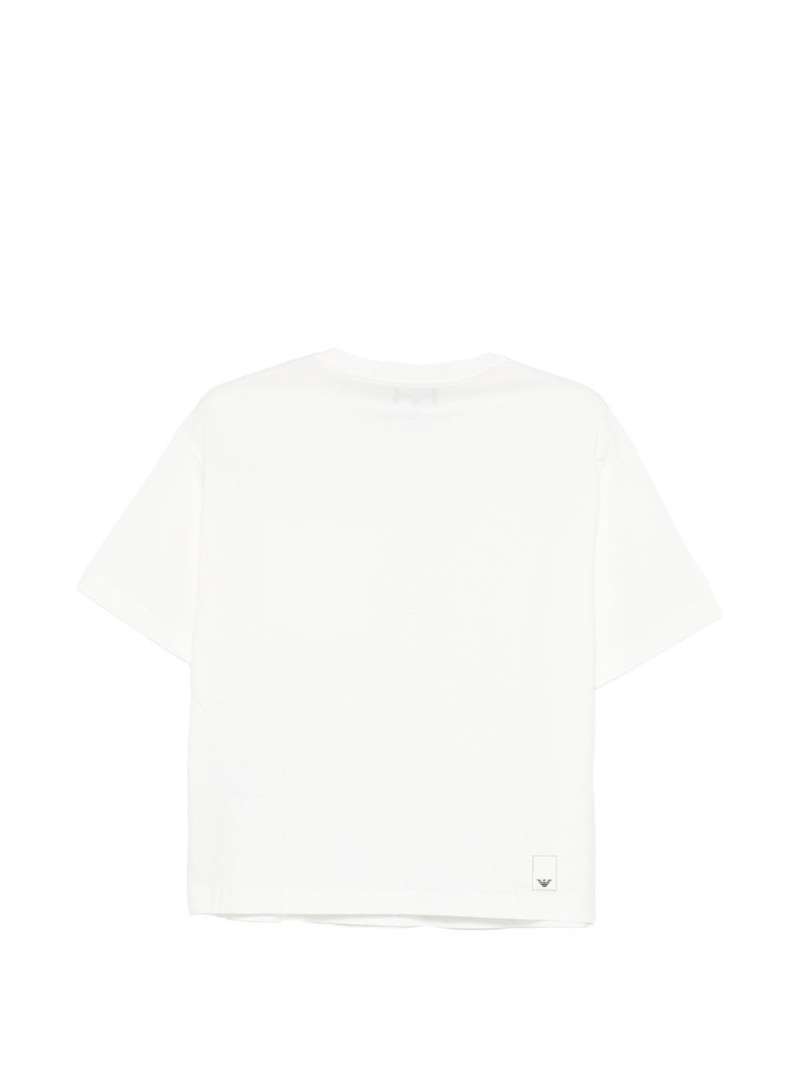 EMPORIO ARMANI Logo cotton t-shirt outlook