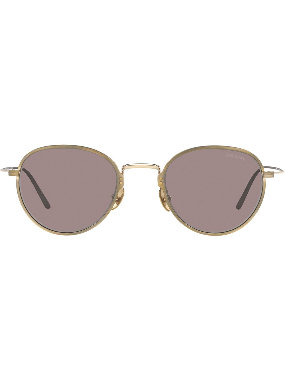 frameless round-frame sunglasses - 1