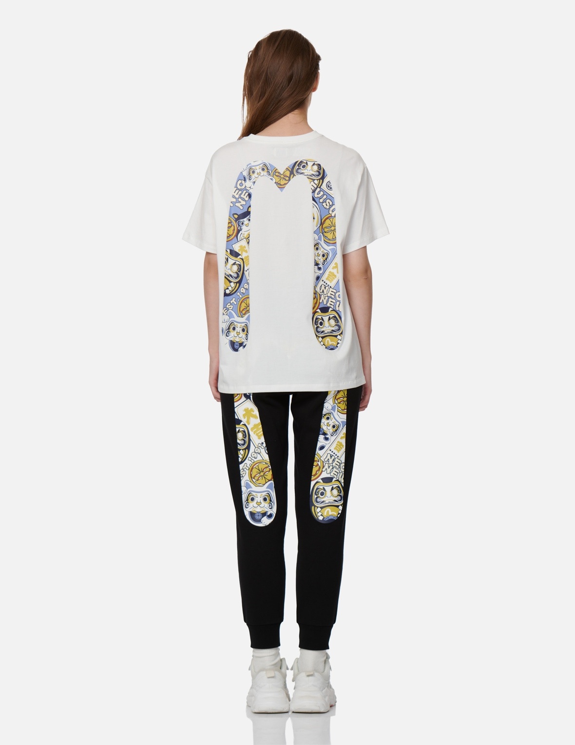 EVISU SQUAD DAICOCK PRINT T-SHIRT - 5