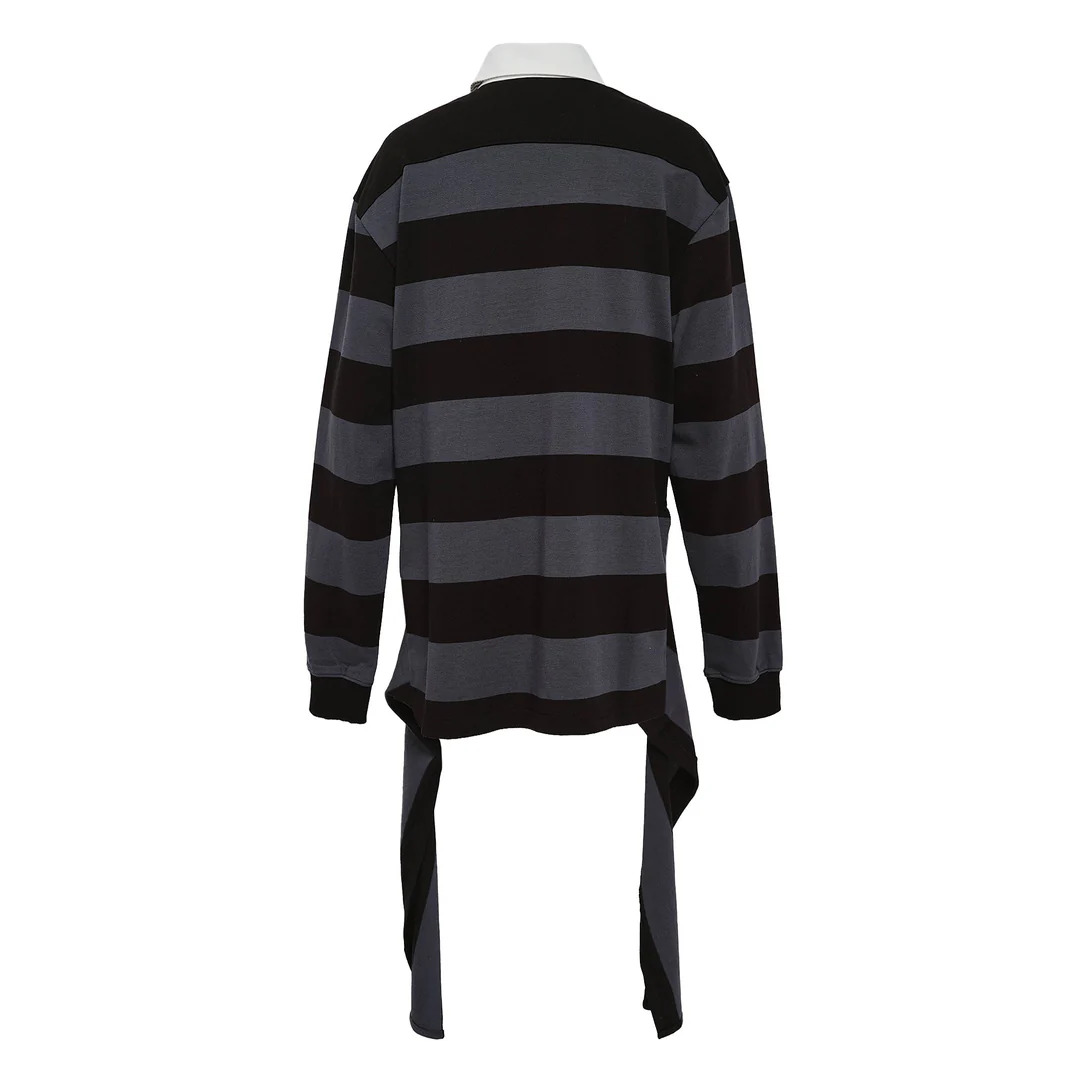 Stripe Trim Rugby Shirt - 2