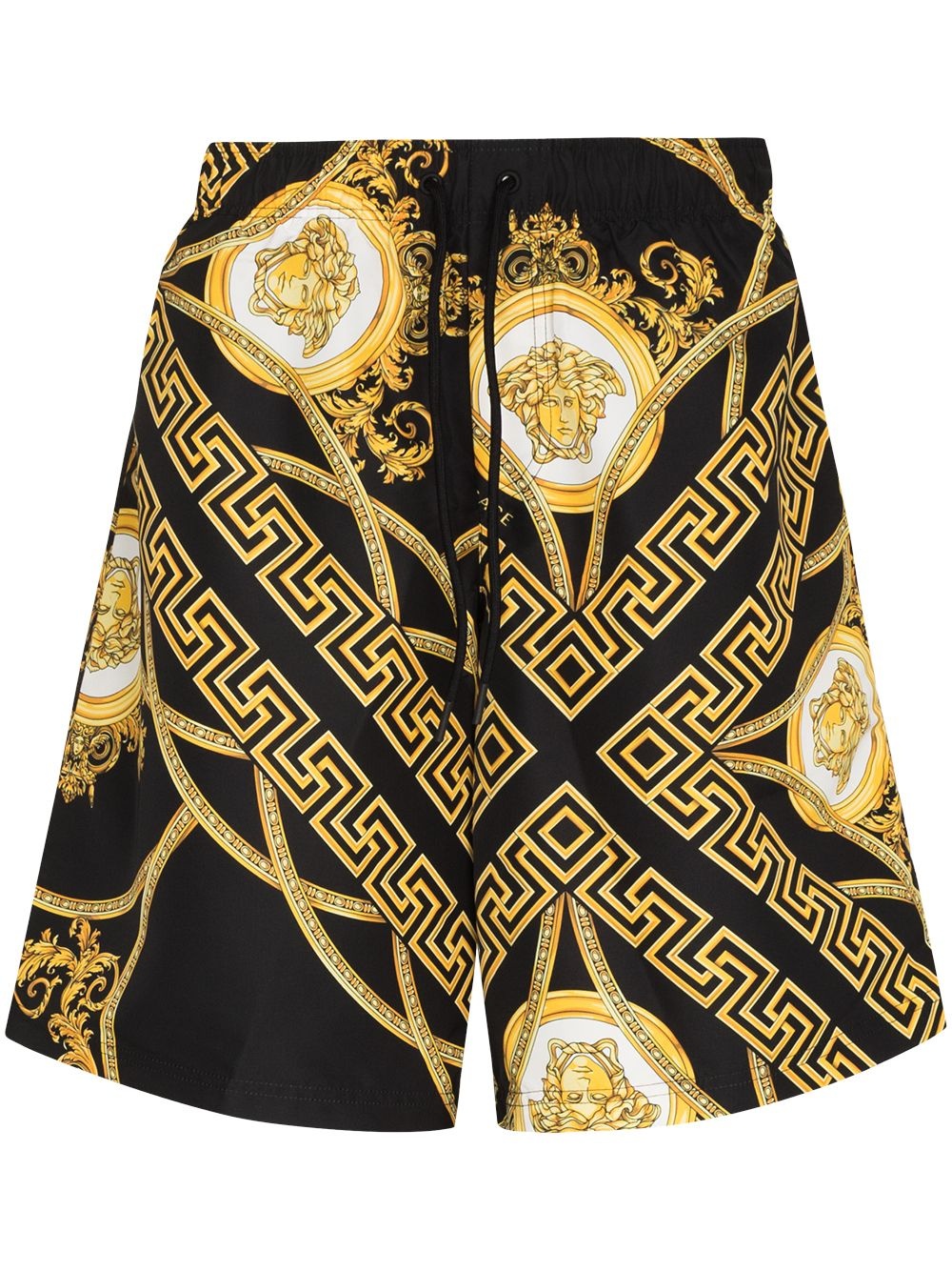 Medusa Head-print swimming shorts - 1