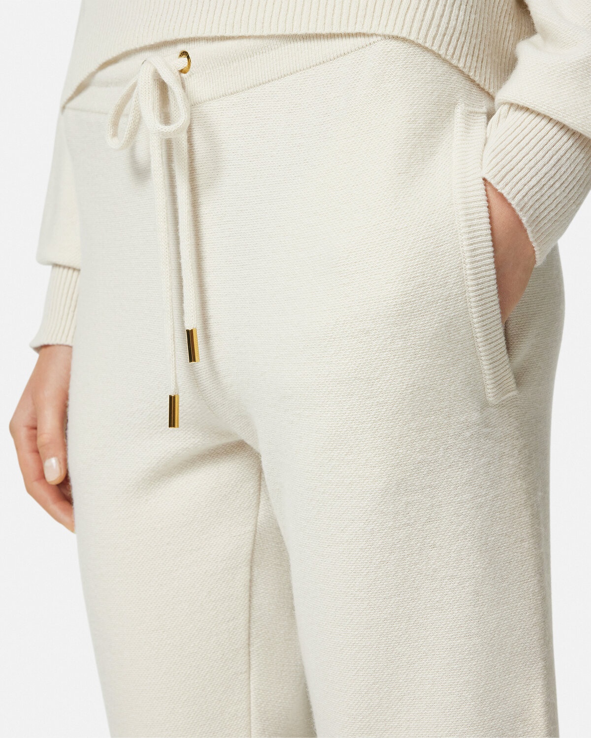Wool-Blend Flared Towel Pants - 3