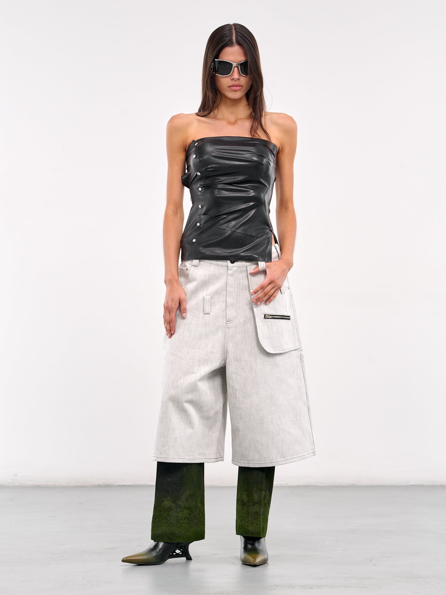 Wide Leg Shorts - 6