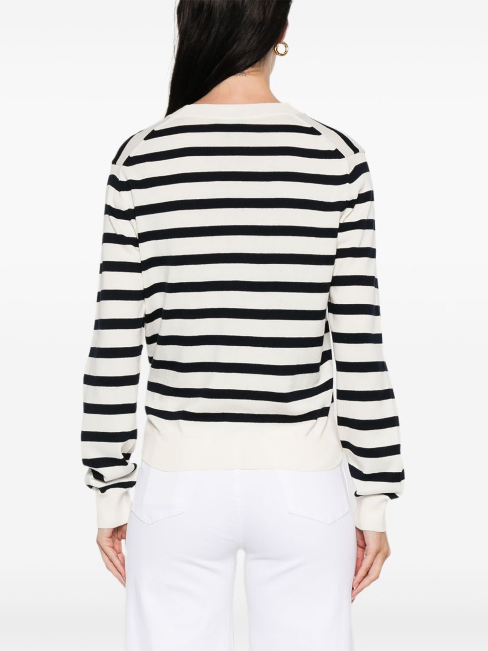 Josepha striped crew-neck jumper - 4