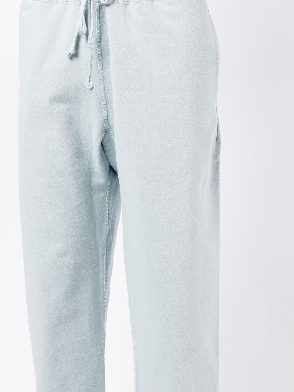 cotton straight leg track pants - 6