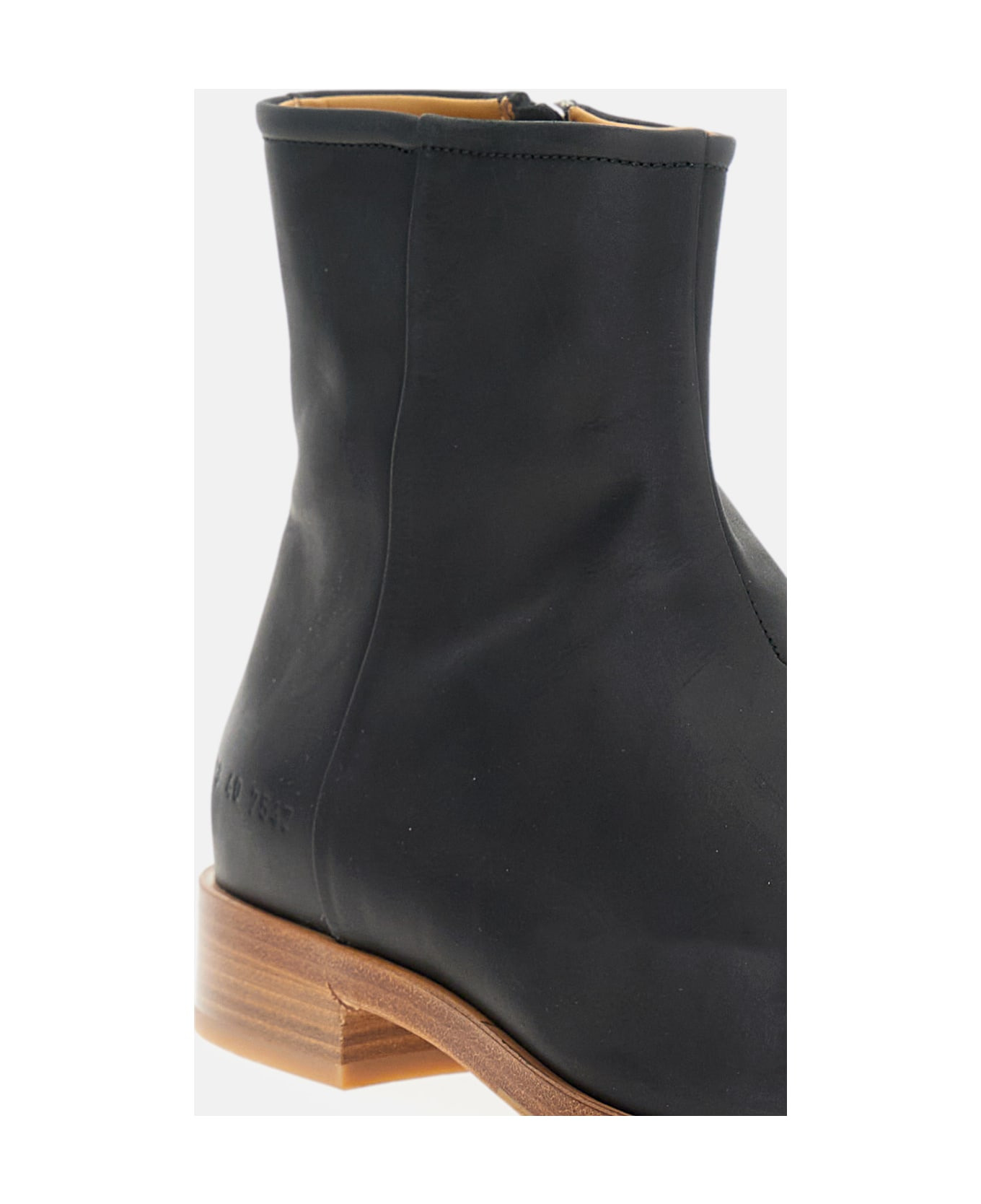 Zipper Boot In Waxed Suede - 4
