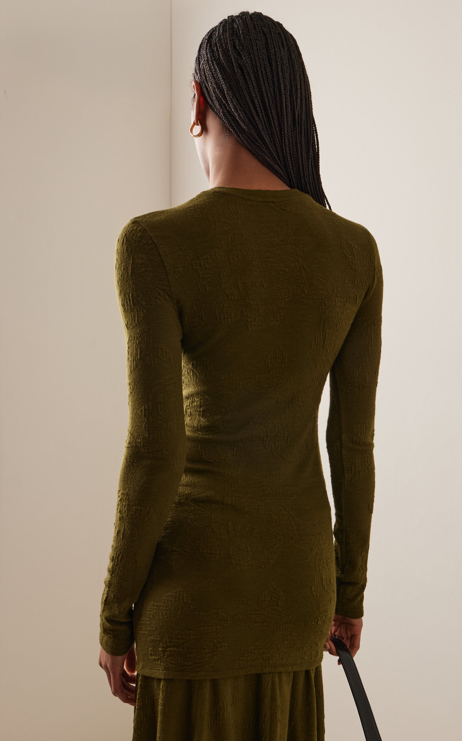 Gen Jacquard-Knit Top green - 4
