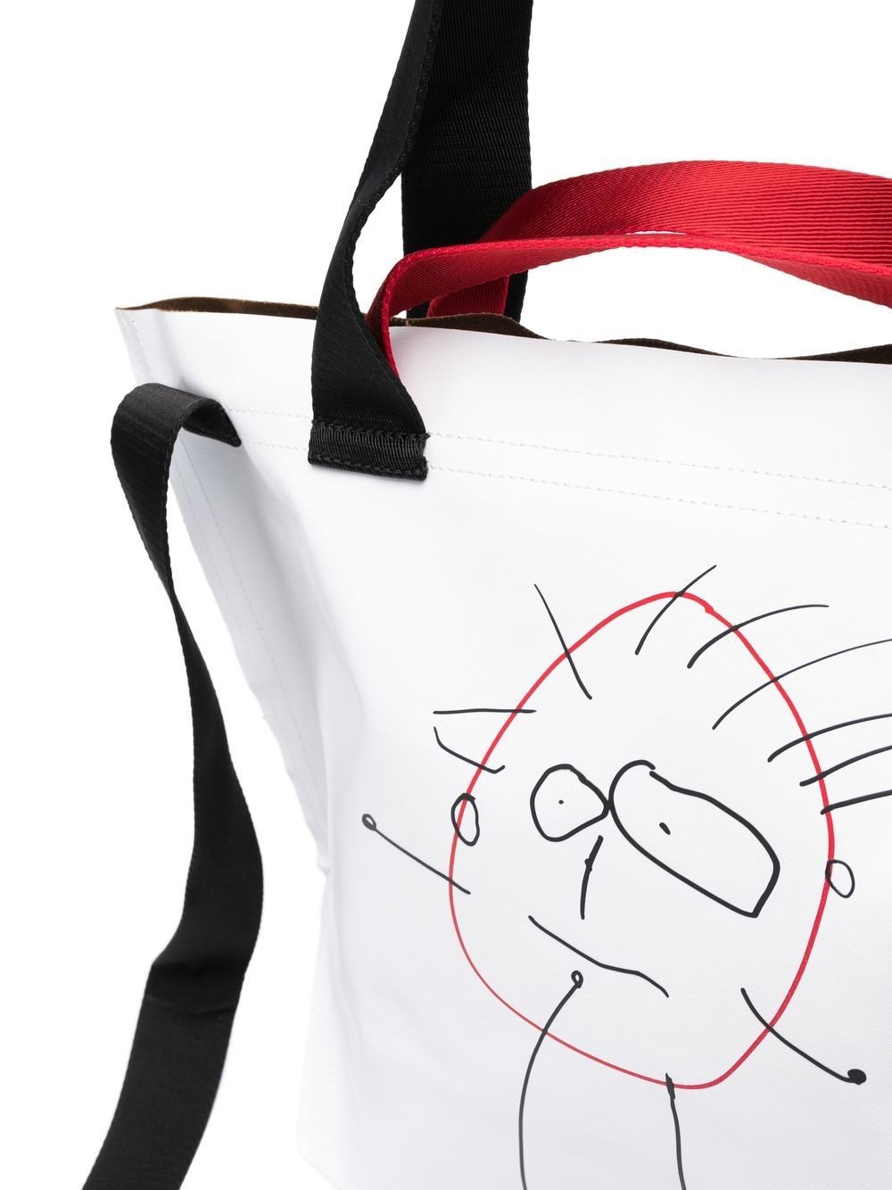 graphic-print shoulder bag - 4