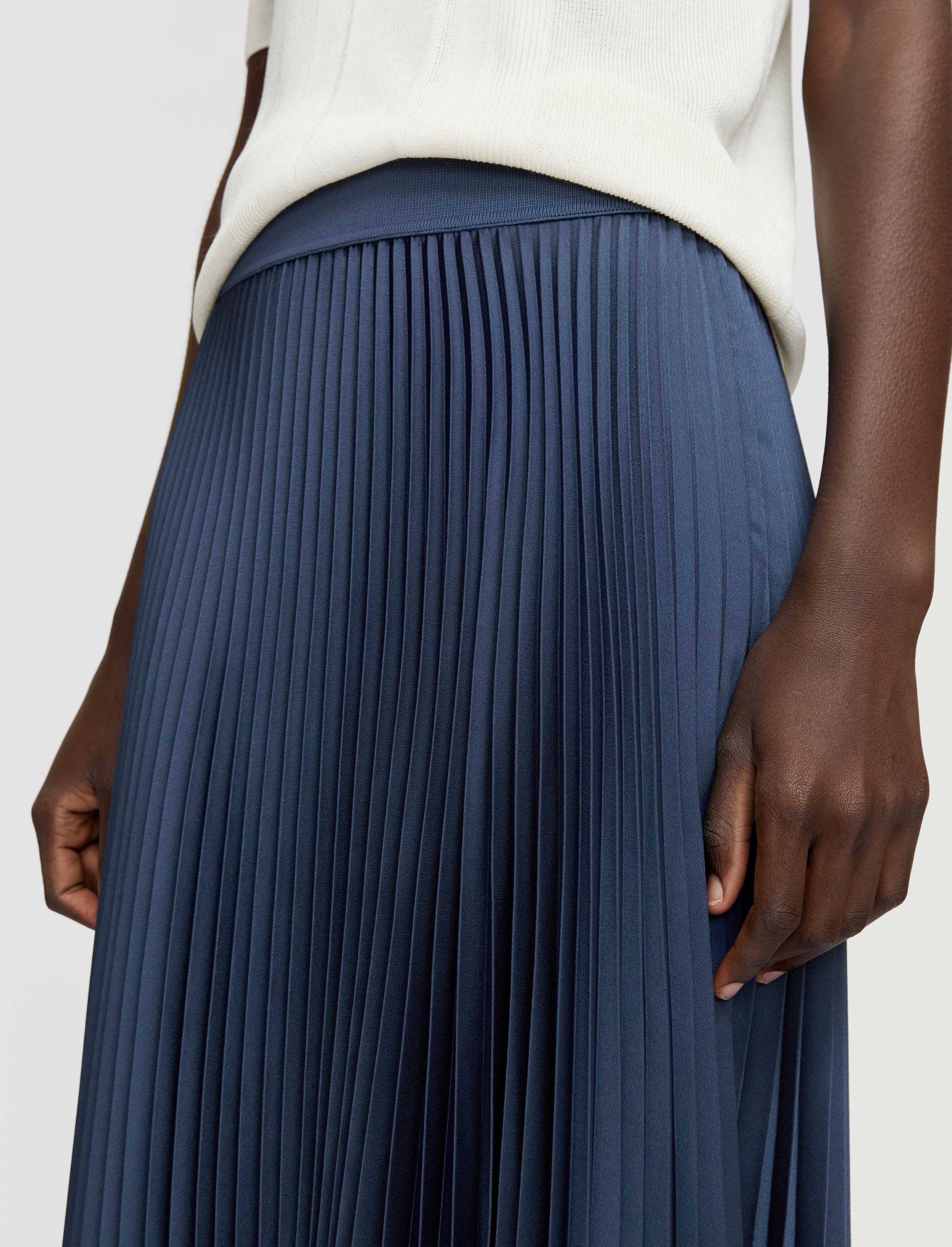 Ade Knit Weave Plissé Skirt - 3