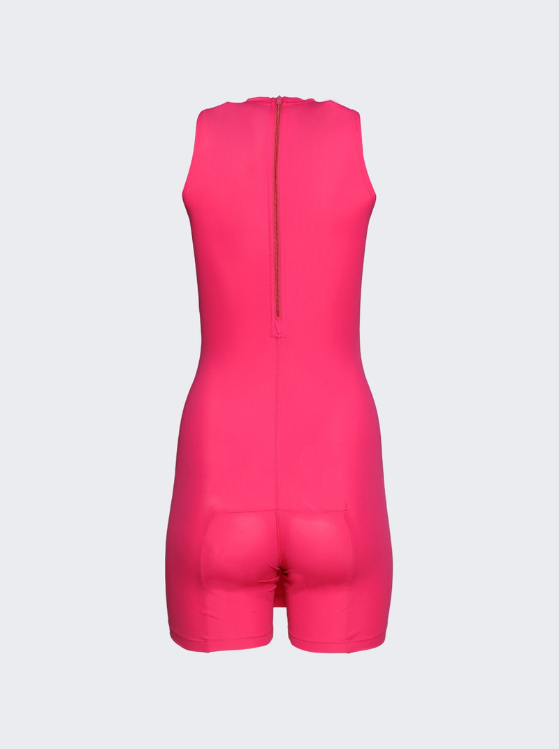 VETEMENTS Merged Romper Dress Hot Pink outlook
