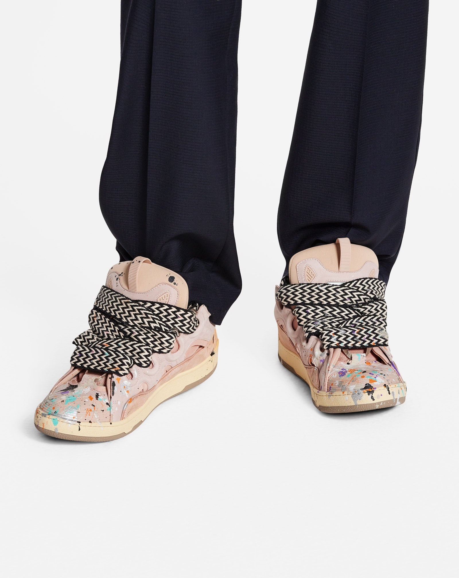 SNEAKERS GALLERY DEPT. X LANVIN LEATHER CURB SNEAKER - 4