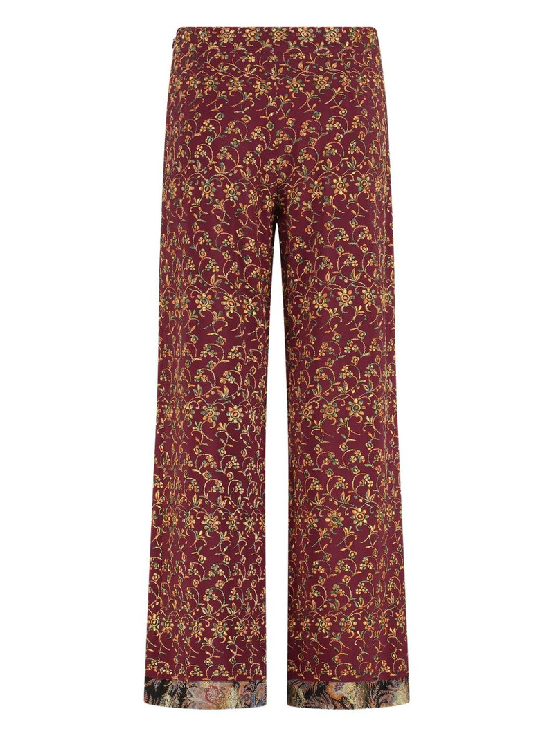 Etro floral-print trousers outlook