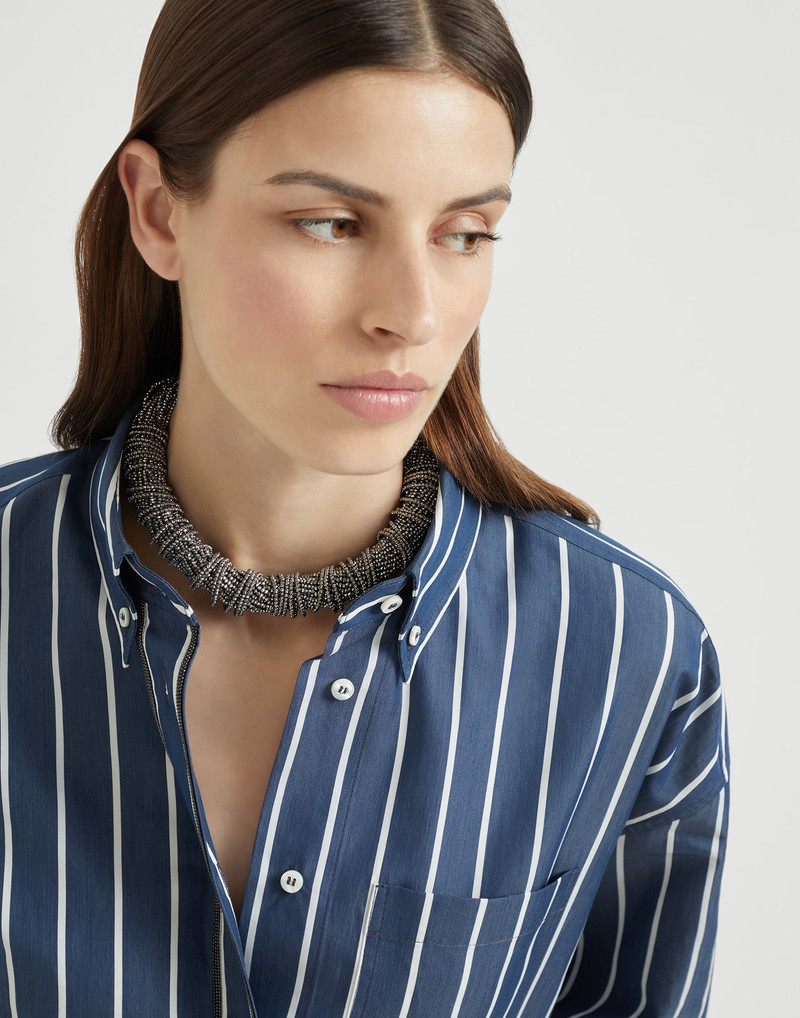 Vetro and Sterling Silver choker 3