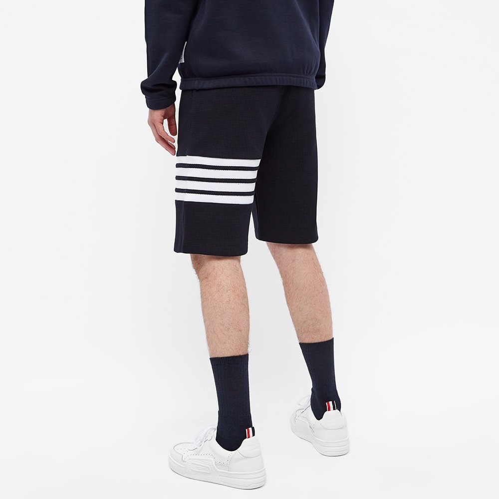 Thom Browne 4 Bar Waffle Sweat Short - 5