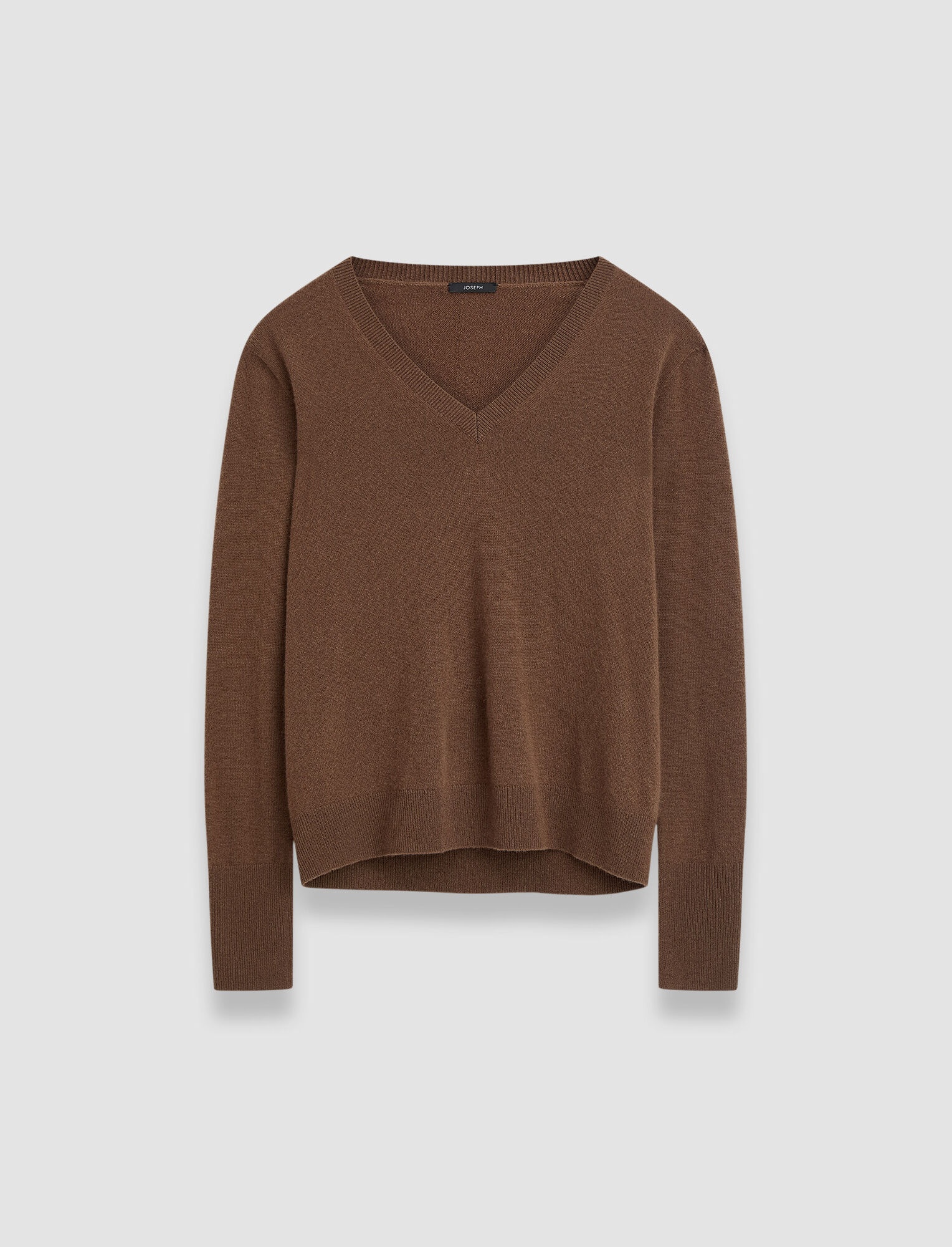 Light Pure Cashmere V Neck Jumper - 1