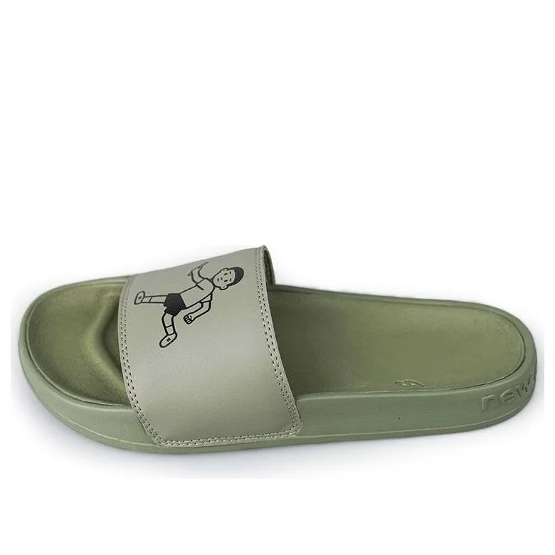 New Balance x Noritake Slippers Dark Green SMF200NO - 1