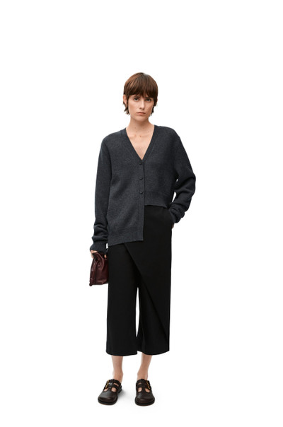 Loewe Asymmetric cardigan in cashmere outlook