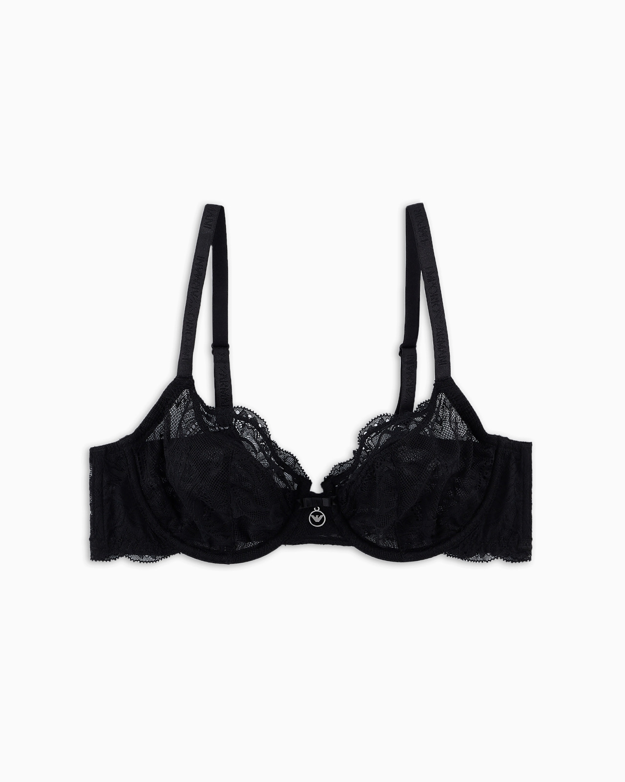 Virtual lace underwired bra - 1