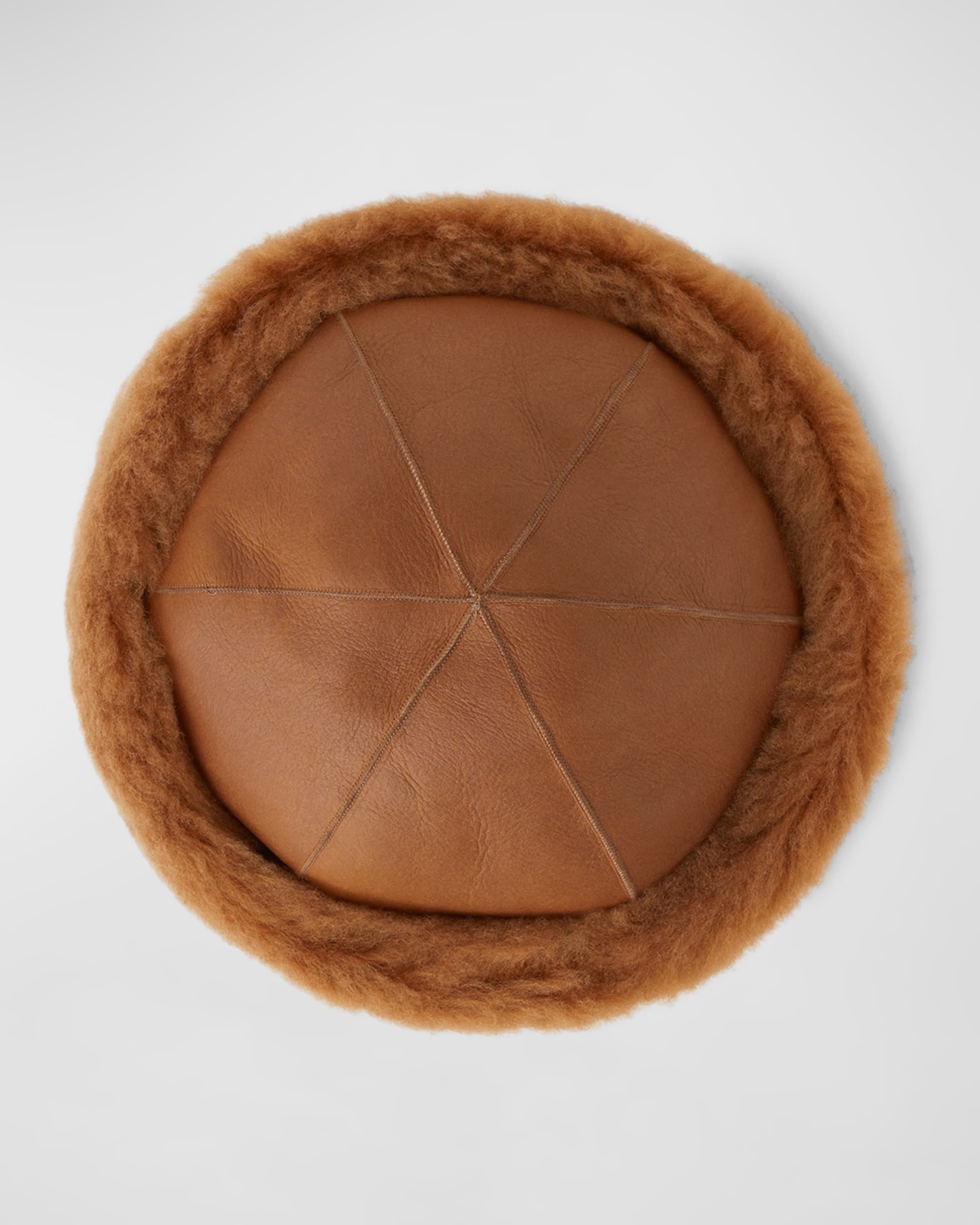 Colbacco Shearling & Leather Beanie - 2