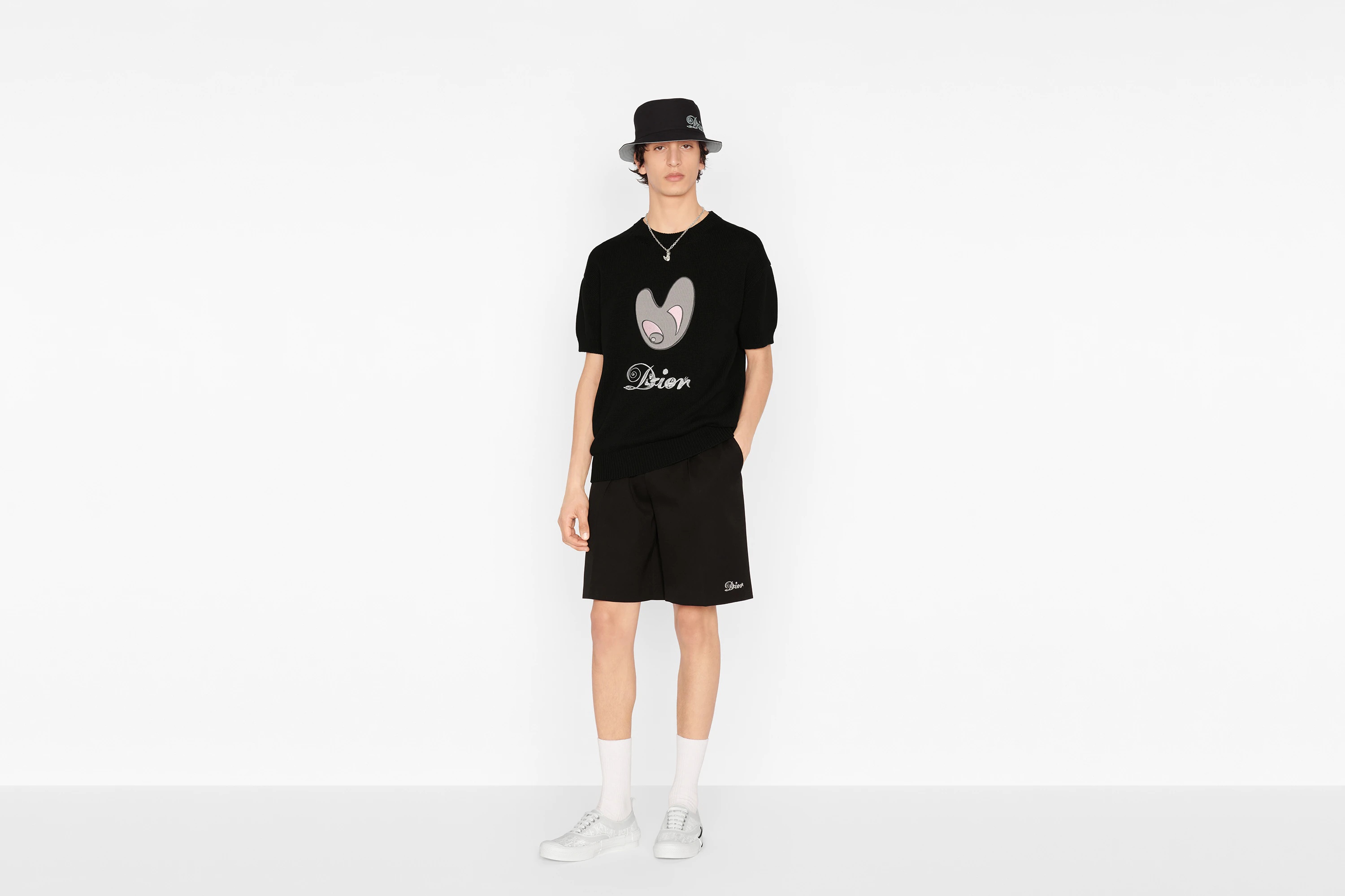 Oversized DIOR AND KENNY SCHARF Short-Sleeved Sweater - 5