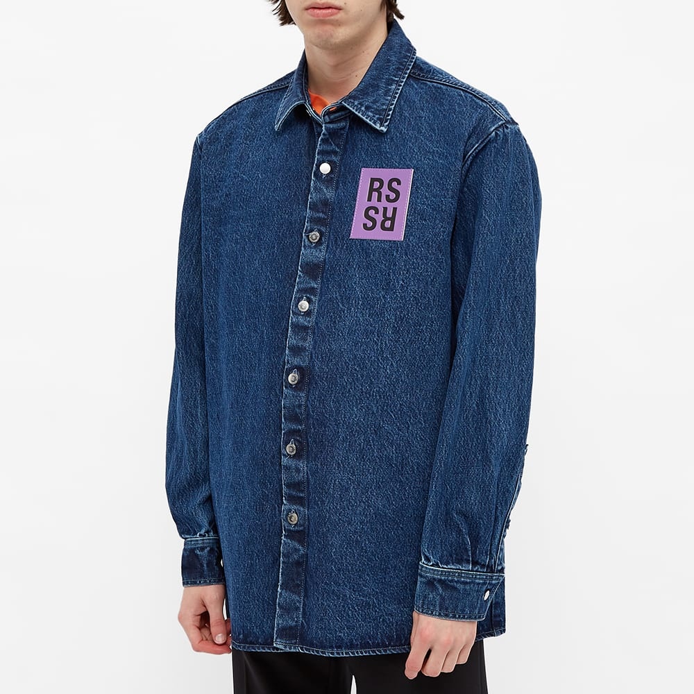 Raf Simons Straight Fit Denim Overshirt - 4