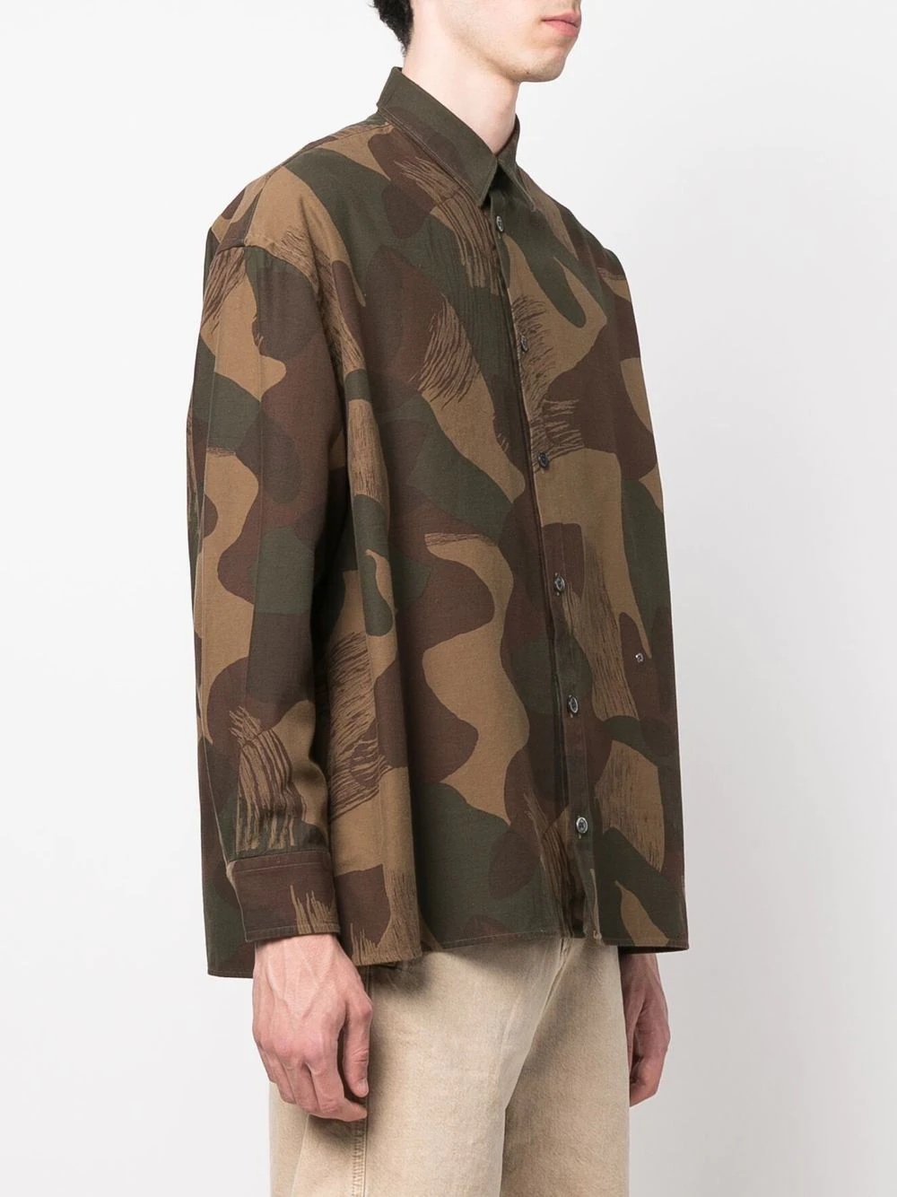 camouflage-print long-sleeve shirt - 3