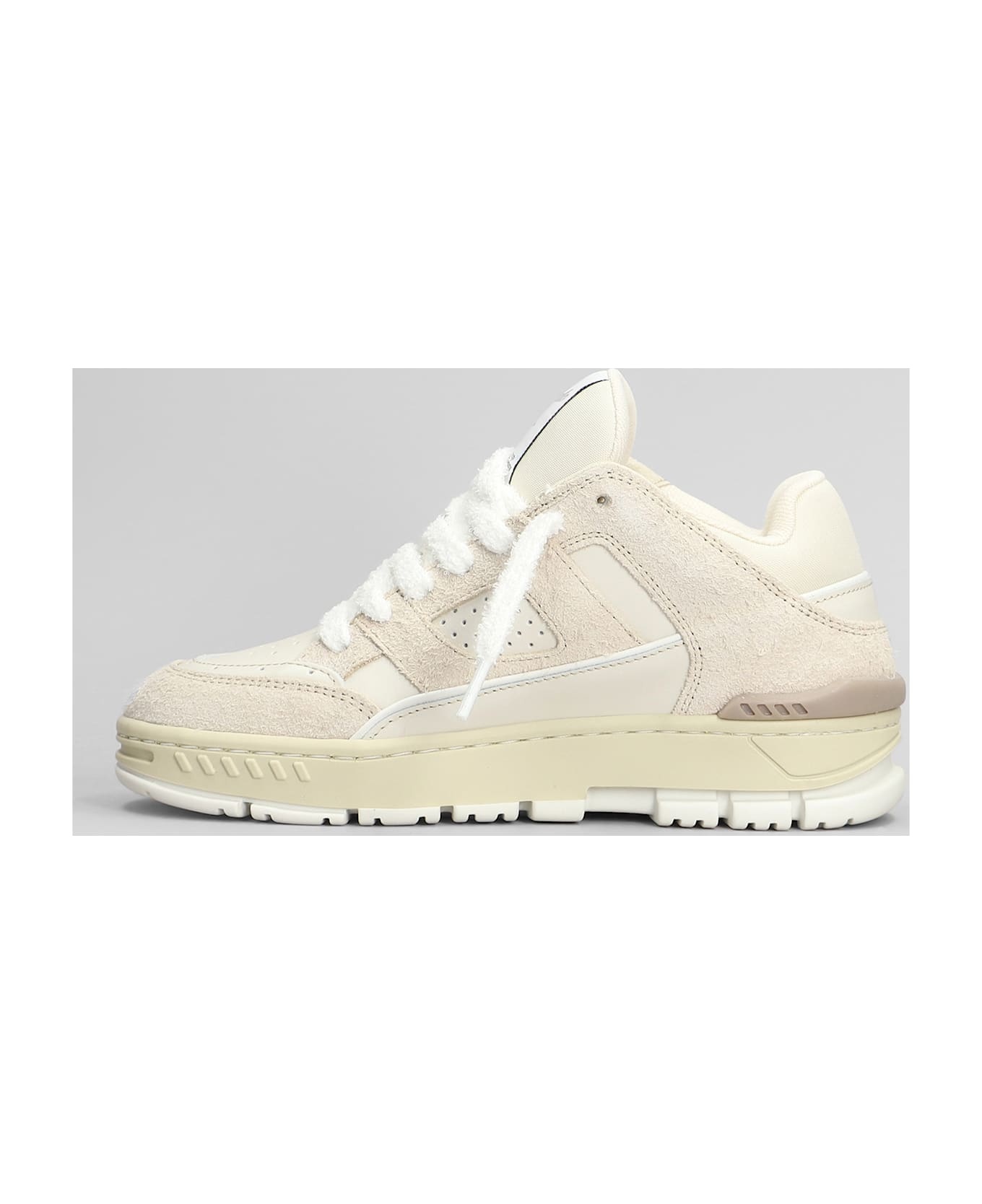 Area Lo Fluffy Sneakers In Beige Suede - 3