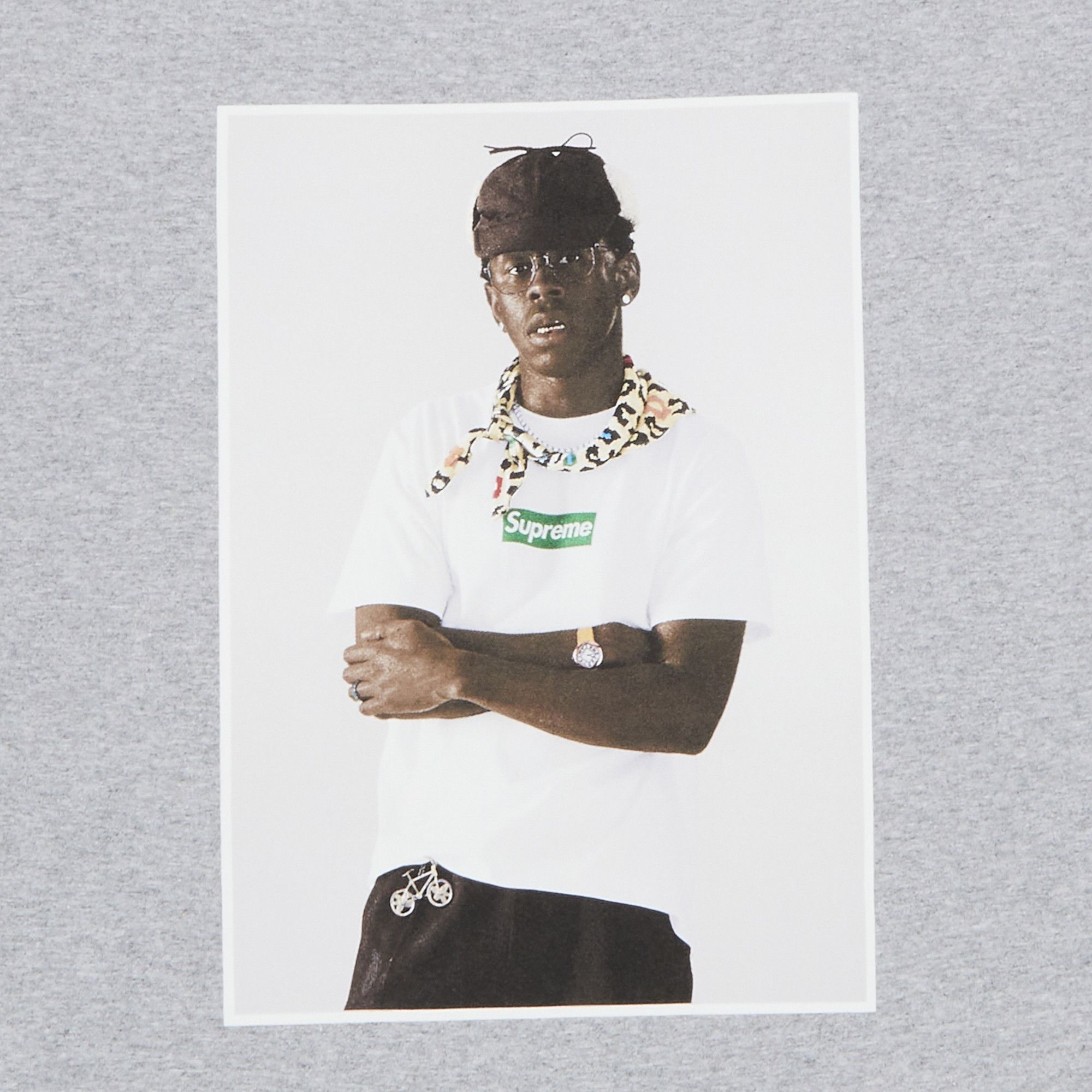 Supreme Tyler, The Creator Tee 'Heather Grey' - 2