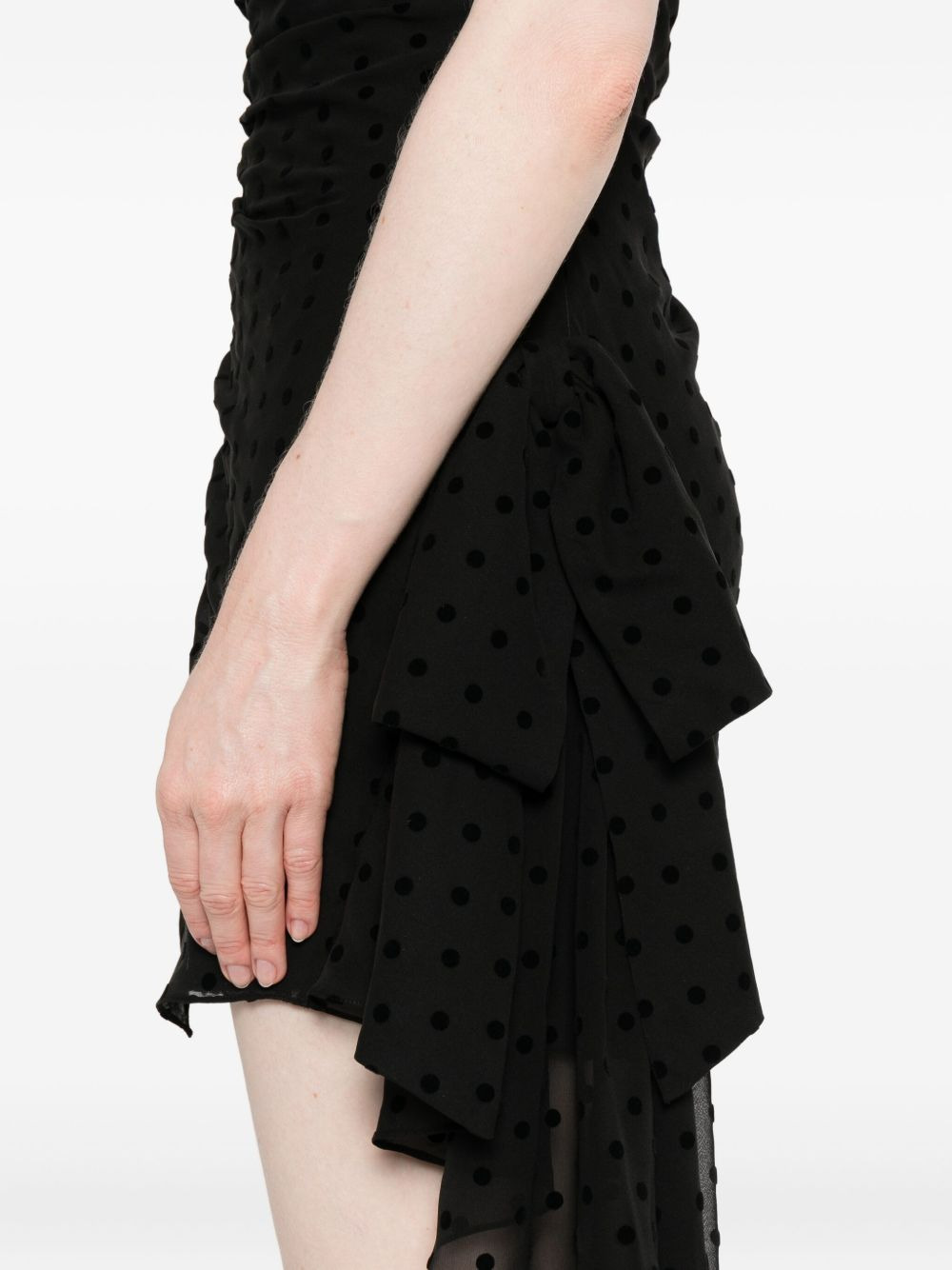 polka-dot ruffled dress - 5