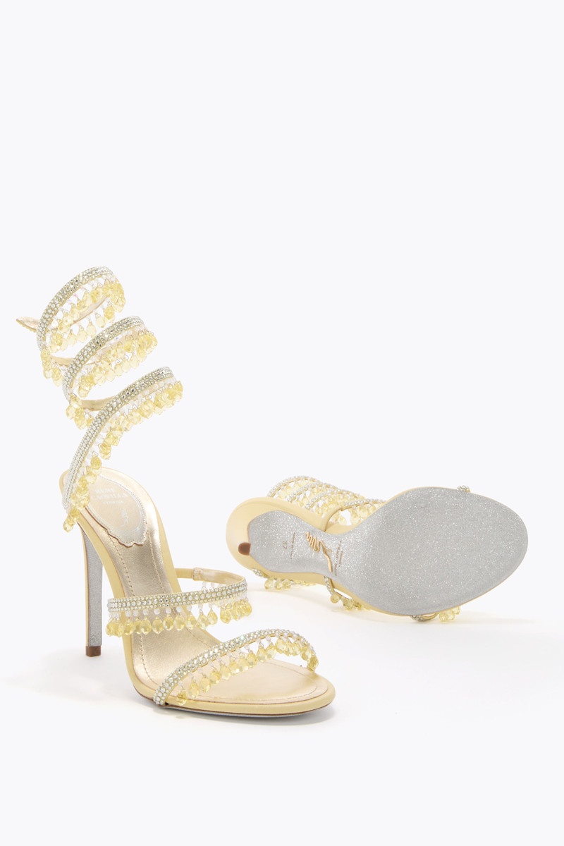 CHANDELIER BUTTER YELLOW SANDAL 105 6