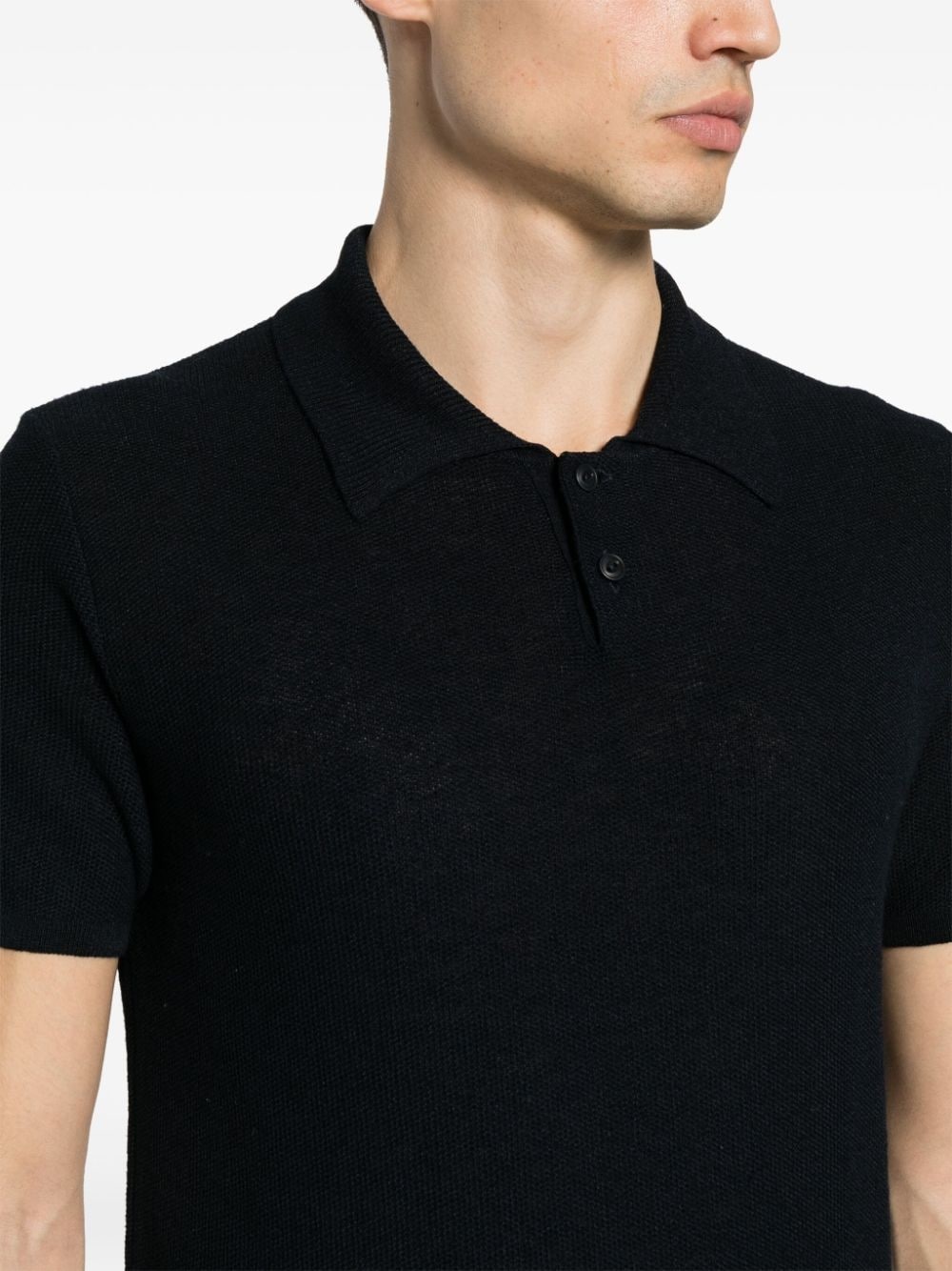 Jay open-knit polo shirt - 5